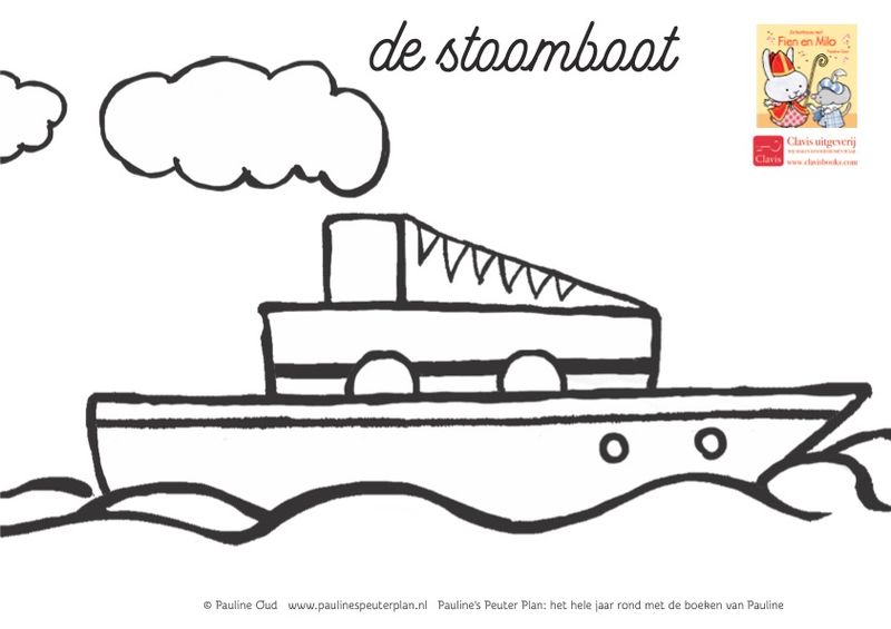 Kleurplatenset Thema Sint