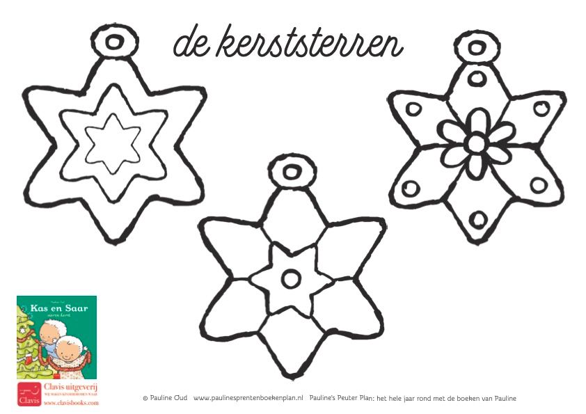 Kleurplatenset Thema Kerstmis