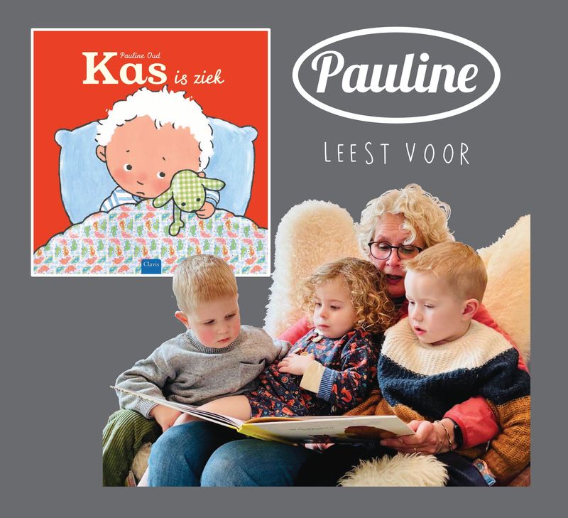 Zelfstandig luisteren: Pauline leest voor uit Kas is ziek