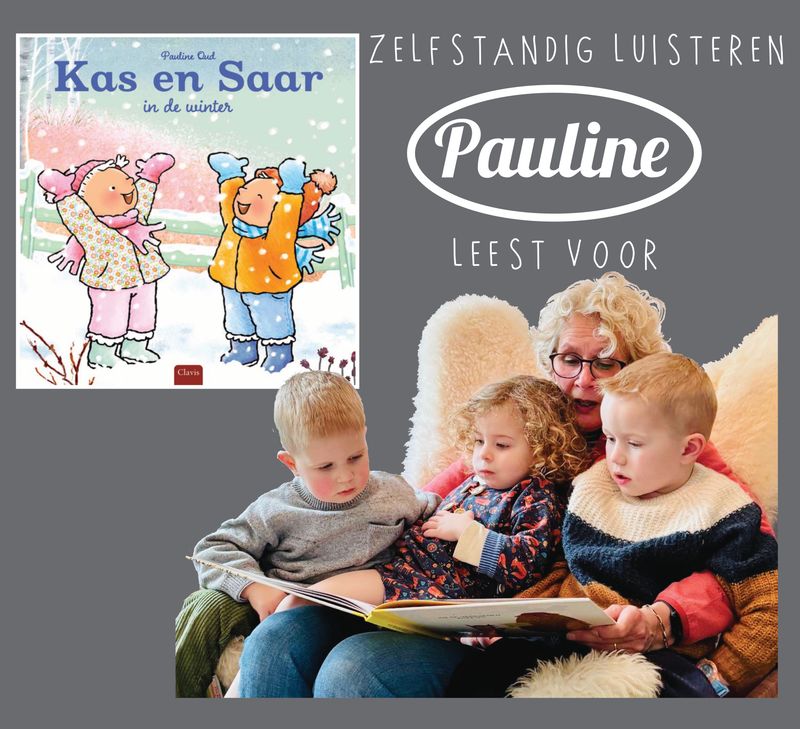 Zelfstandig luisteren: Pauline leest 4 boeken voor