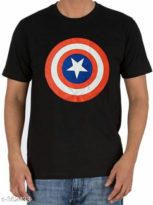 Captain America T-shirt Black
