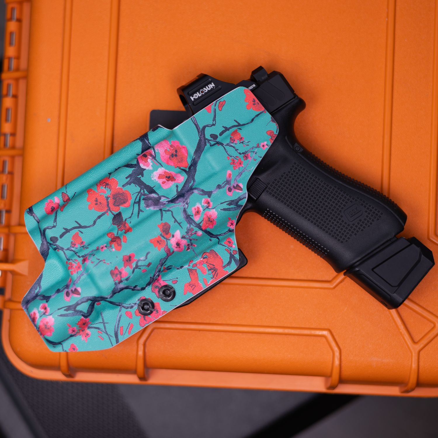 Glock 45 With Surefire X300 appendix holster with Arizona Tea Kydex