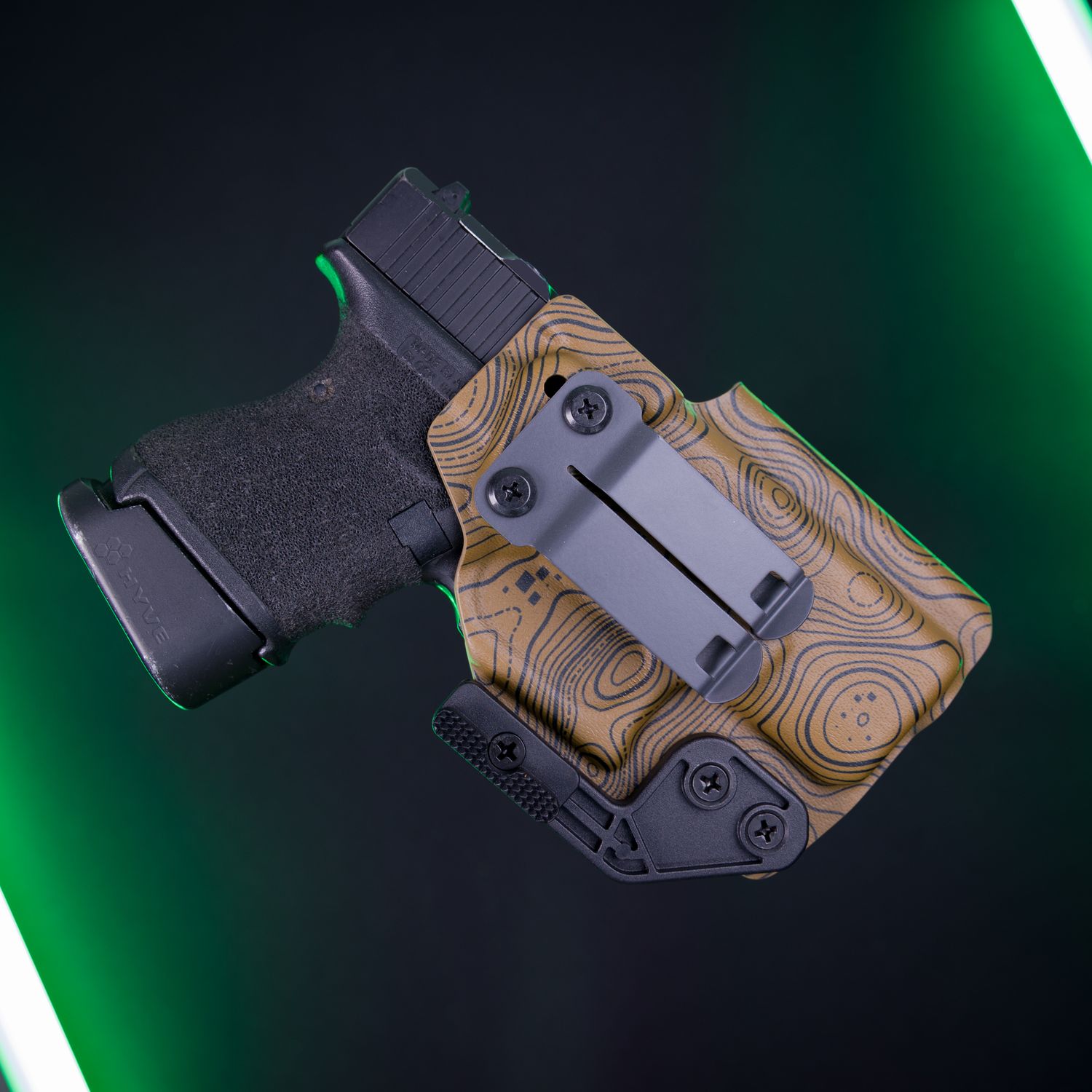 Glock 26 with DCC Monoblock, Coyote Topo