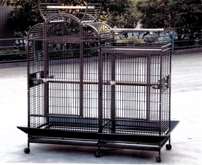 69&quot;x28&quot; Split Level House Cage with Divider