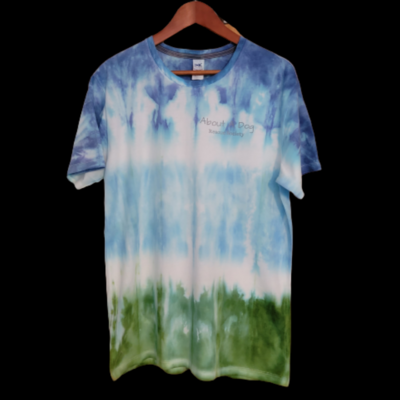 Mens Tie-dye shirt with logo: Size X-Large