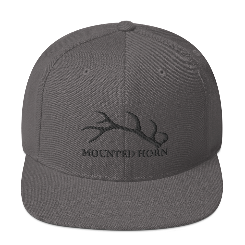 Elk Antler Snapback Hat