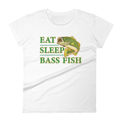 Eat Sleep Bass Fish Women's short sleeve t-shirt