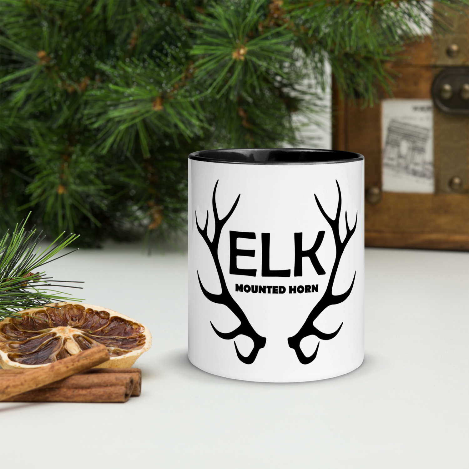 Elk Mug with Color Inside