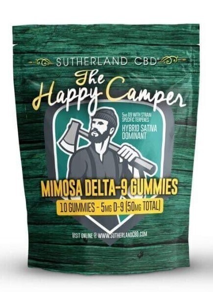 The Happy Camper Gummies D9 5mg(10 count)