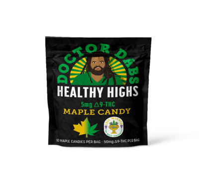 Doctor Dabs Healthy Highs Delta 9 THC Maple Candy