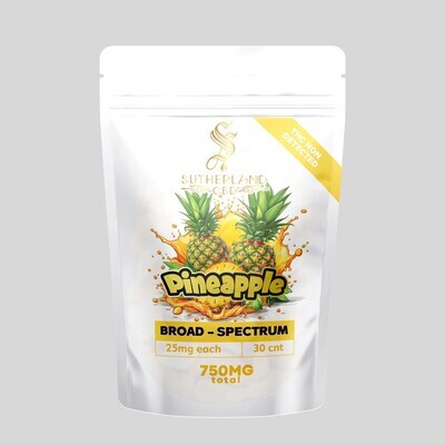 Broad Spectrum Gummies- Pineapple