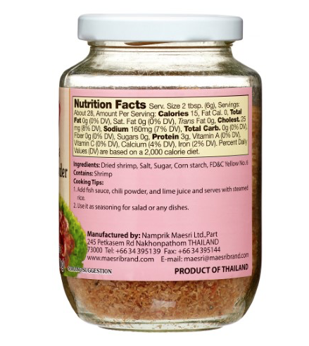 Maesri, Shrimp Powder, 6oz