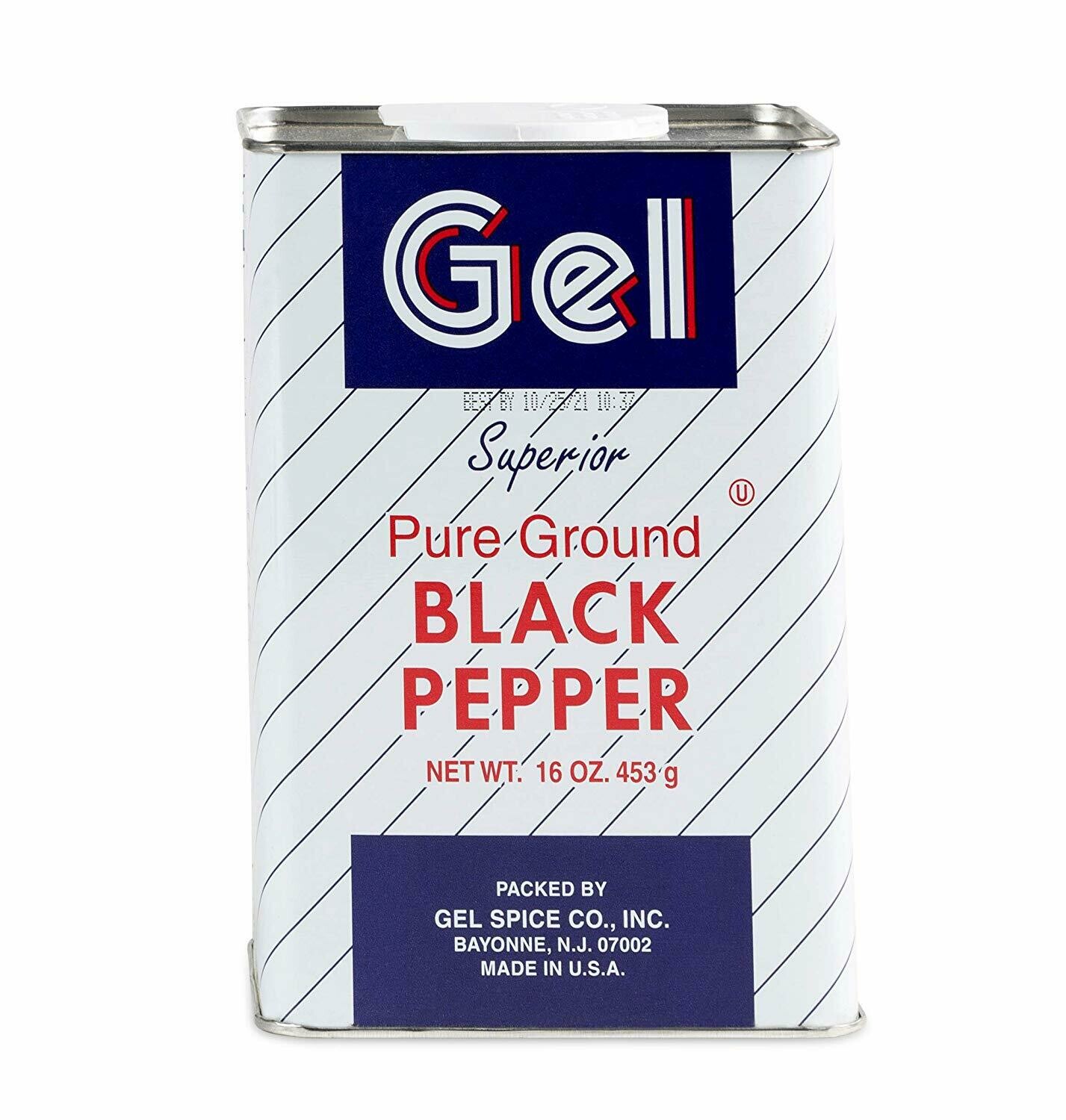 Gel Superior Black Pepper, Ground - 16 oz