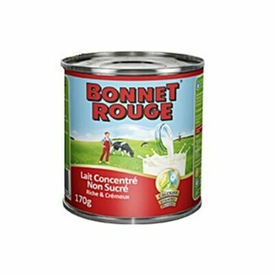 Bonnet Rouge Concentrated Milk Unsweetened - 170G