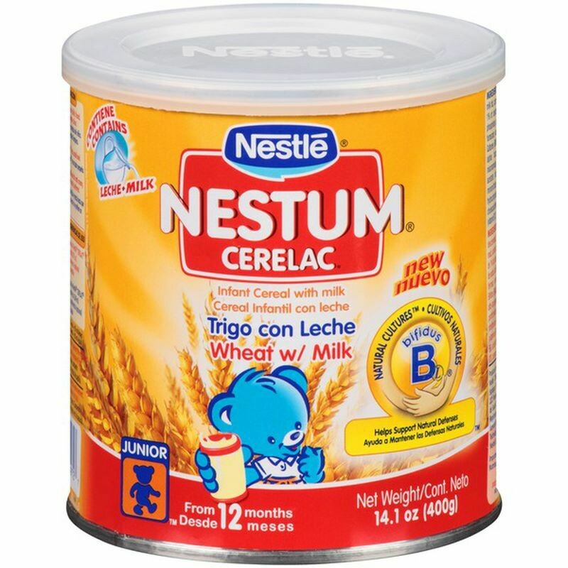 Nestum Cerelac Wheat Infant Cereal with Milk 14.1 oz