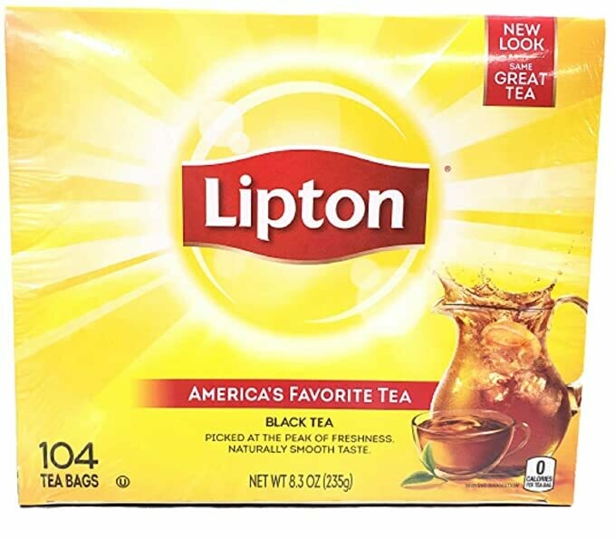 Lipton Tea Bags, Black Tea, (104 Tea Bags)