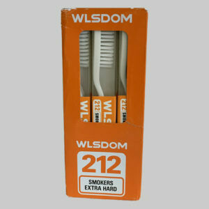WISDOM 212 SMOKERS TOOTHBRUSH WHITE  12X1PACK
