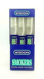 WISDOM 212 SMOKERS TOOTHBRUSH WHITE  12X1PACK