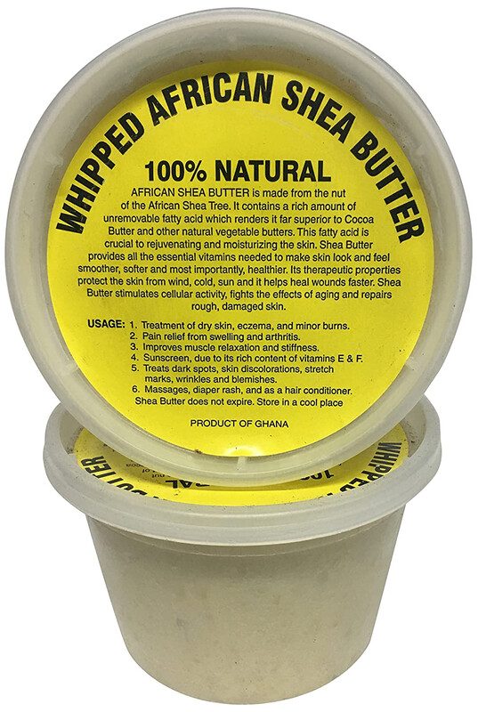 African Shea Butter Creamy, White, 16 oz