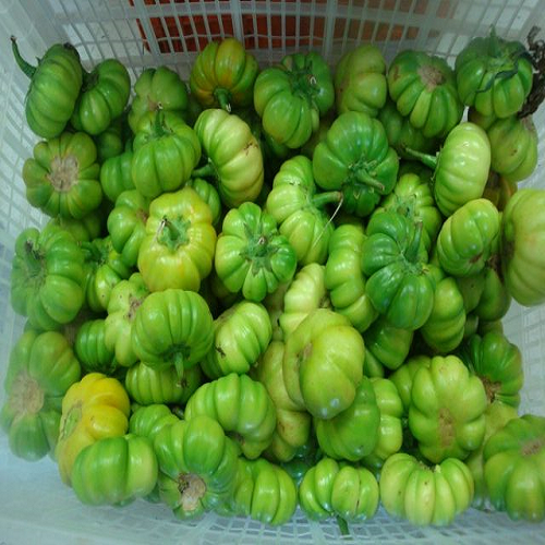 Fresh African  Eggplant Green 1lb