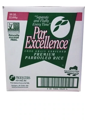 ParExcellence Parboiled Rice 50lbs
