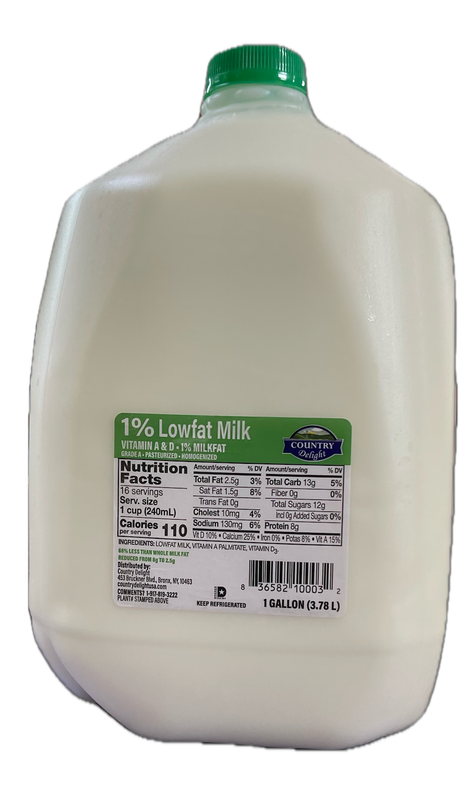 Country Delight Whole Milk 1% GAL