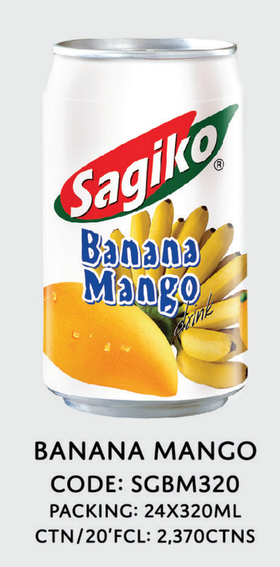 Sagiko Banana Mango Drink 320ml