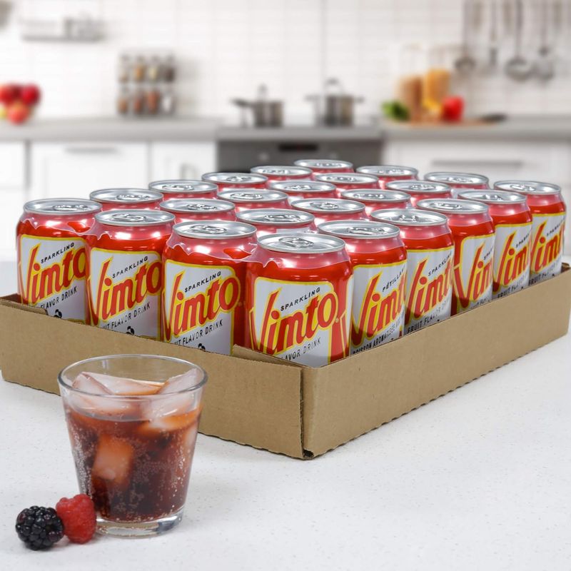 Vimto Sparkling Fruit Drink, 24X12 OZ