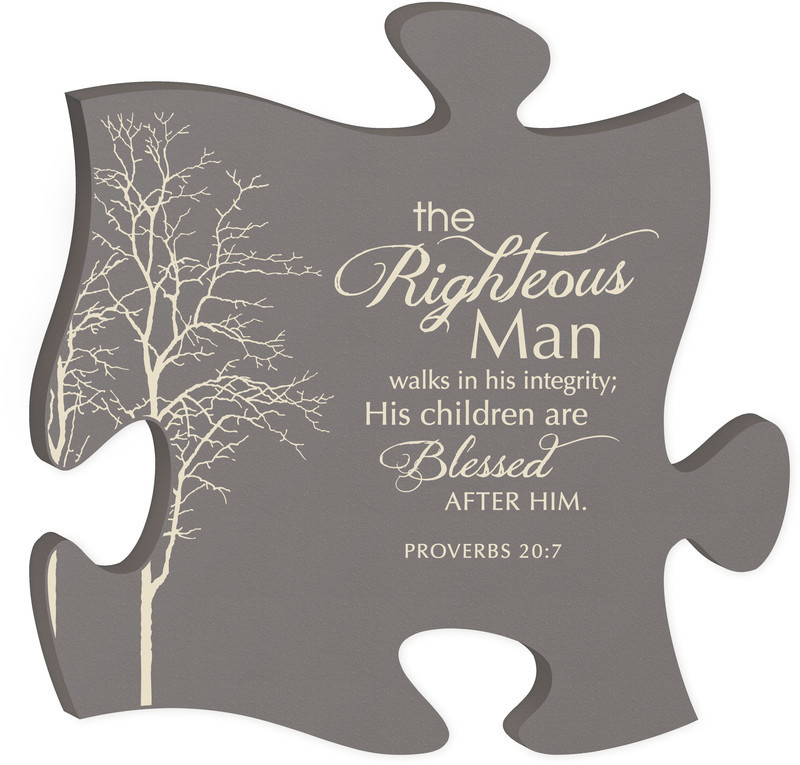 The Righteous Man Puzzle Piece