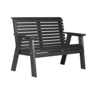 Poly 4' Plain Bench