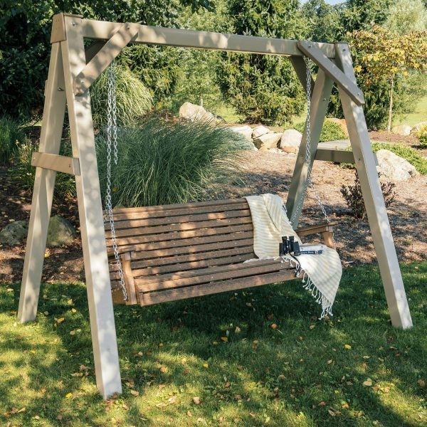 Vinyl A-Frame Swing Stand - Clay