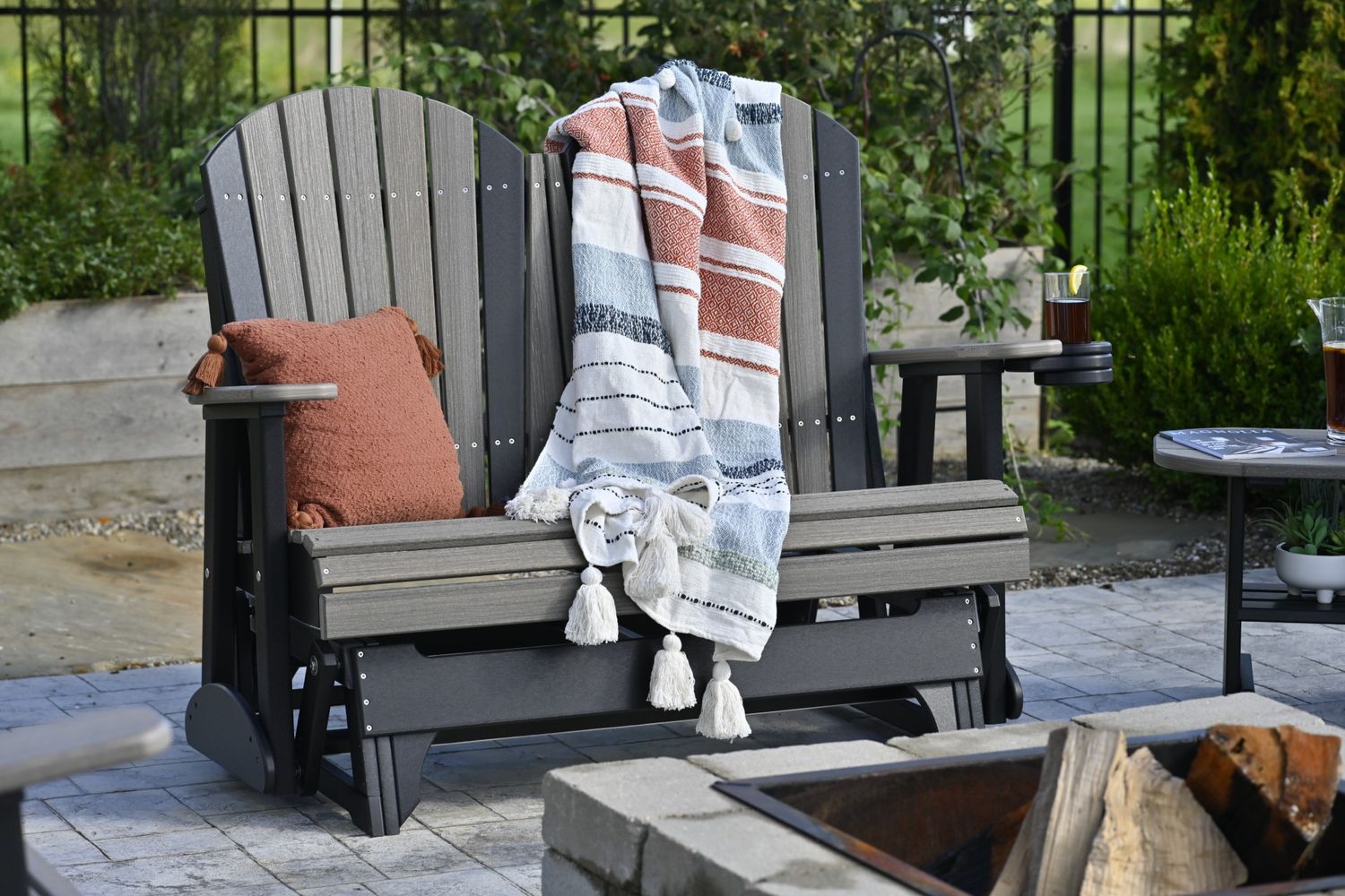 Luxcraft Poly 4&#39; Adirondack Glider
