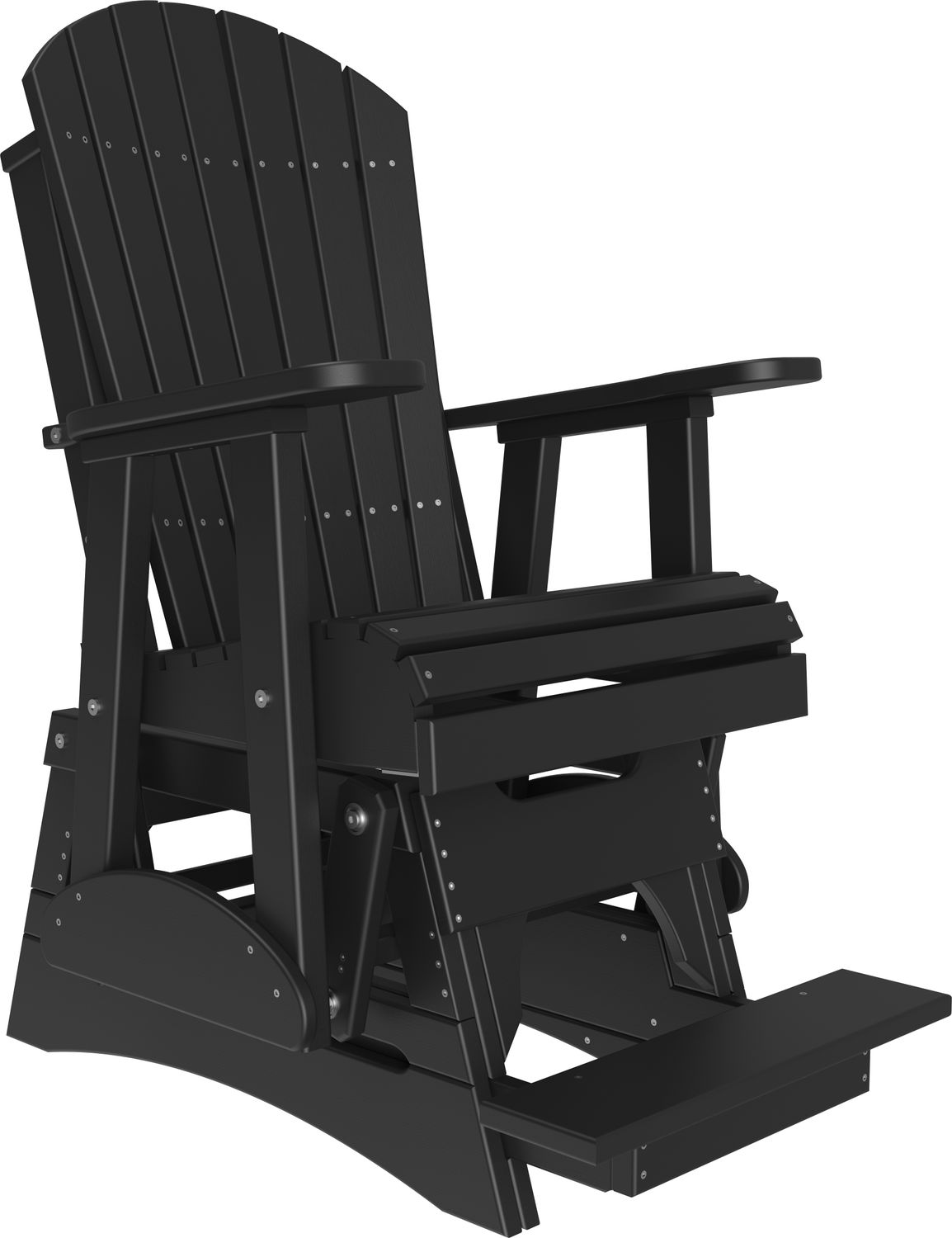 Luxcraft Poly 2' Adirondack Balcony Glider