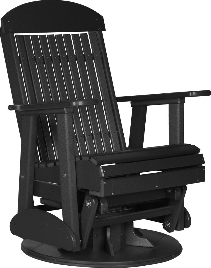 Luxcraft Poly 2' Classic Swivel Glider