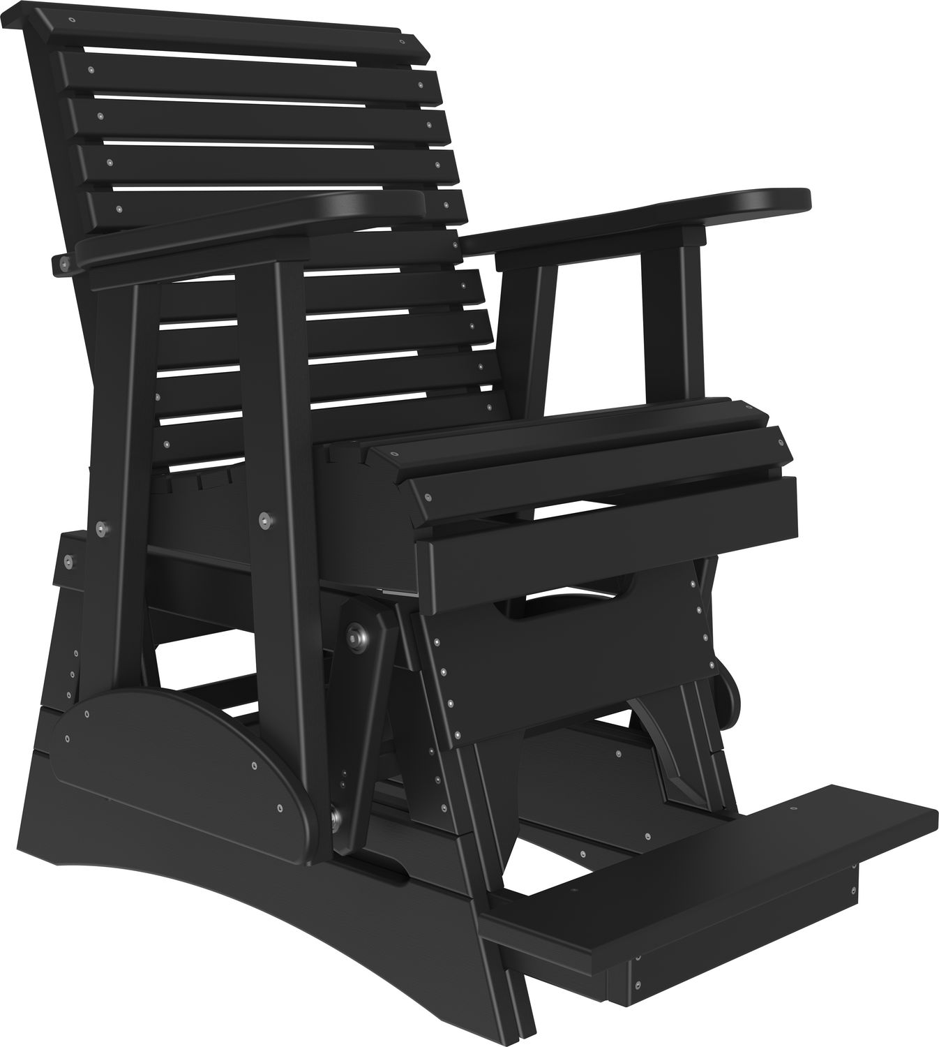 Luxcraft Poly 2' Plain Balcony Glider