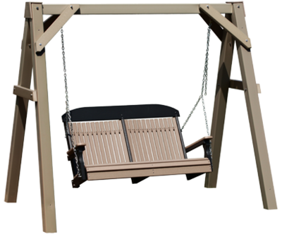 Vinyl A-Frame Swing Stand - Clay