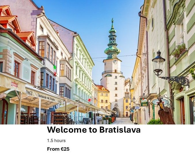 Welcome to Bratislava