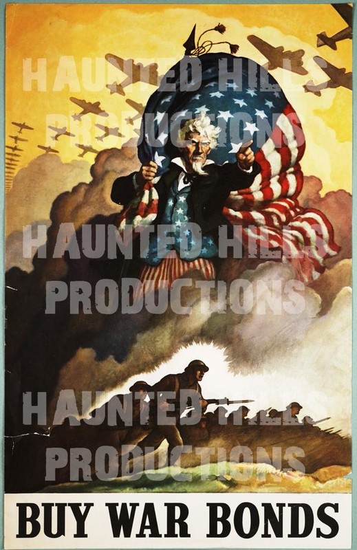 Buy War Bonds Vinyl Poster