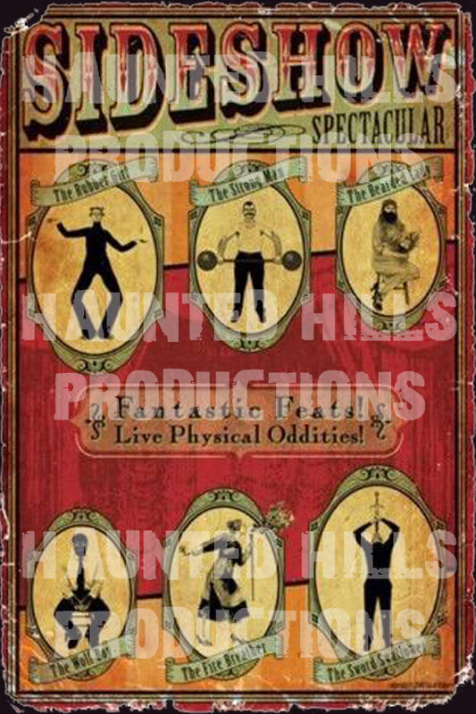 Sideshow Vinyl Poster