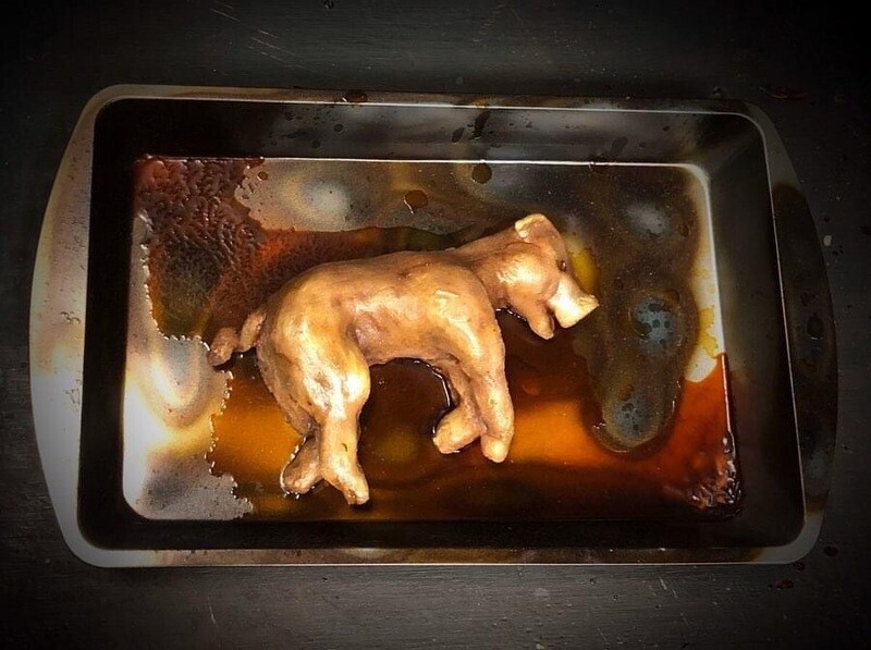 Pig Fetus (Pan Included)