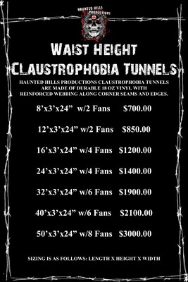 Waist Height Claustrophobia Tunnel