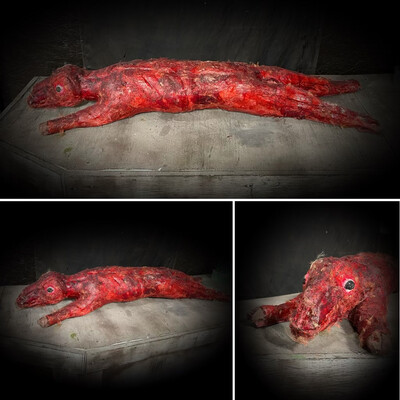 Skinned Goat 