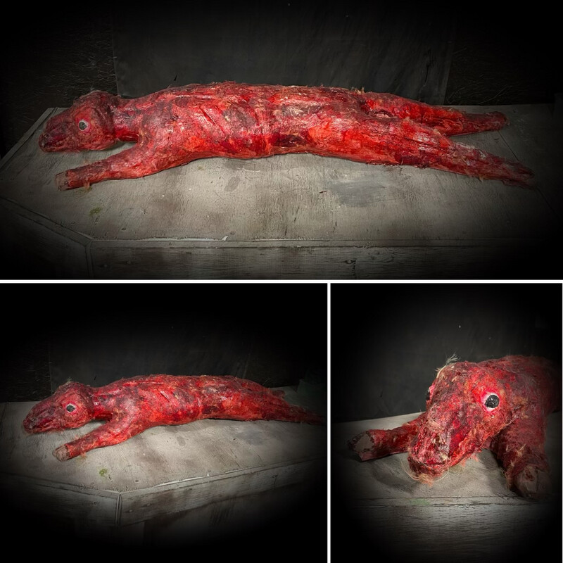Skinned Goat 