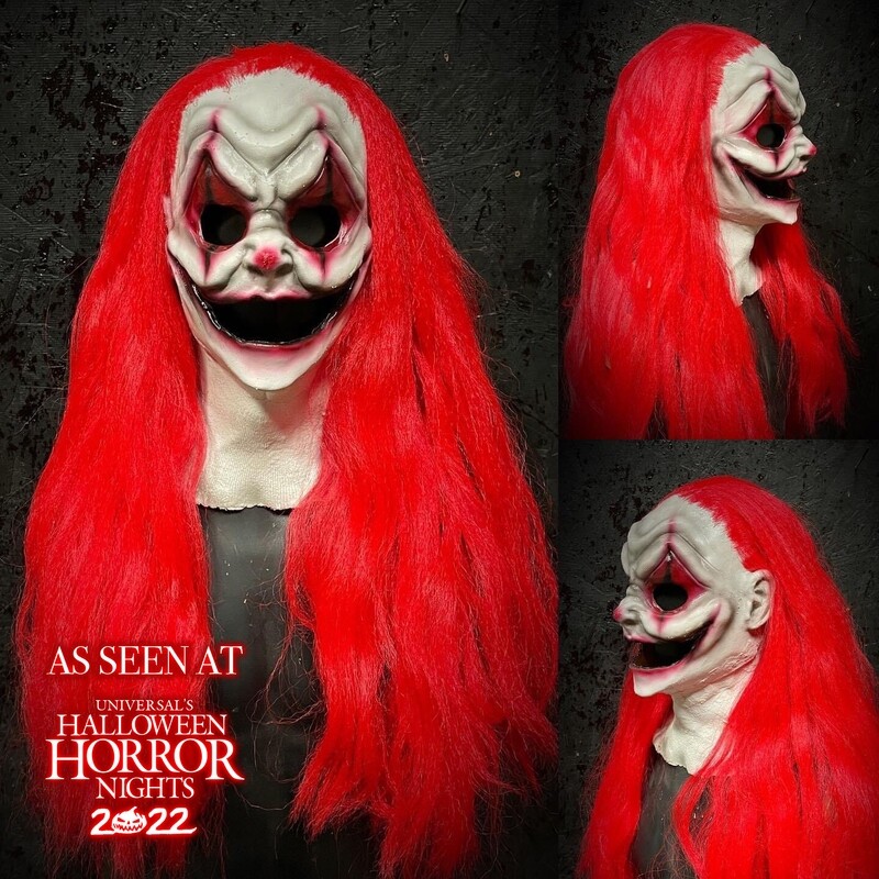 Female Grin Clown Mask