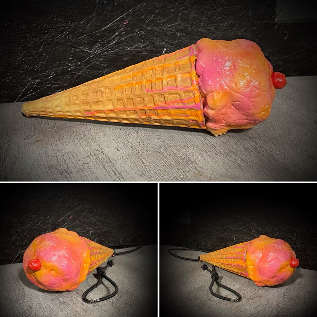 Ice Cream Cone Attack Prop