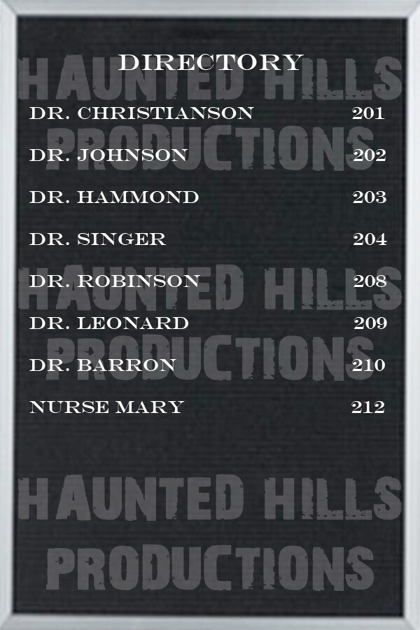 Slide Board Directory Vinyl Poster 3x5