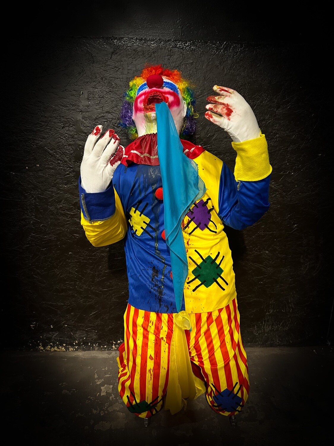 Tug-A-Scarf Clown