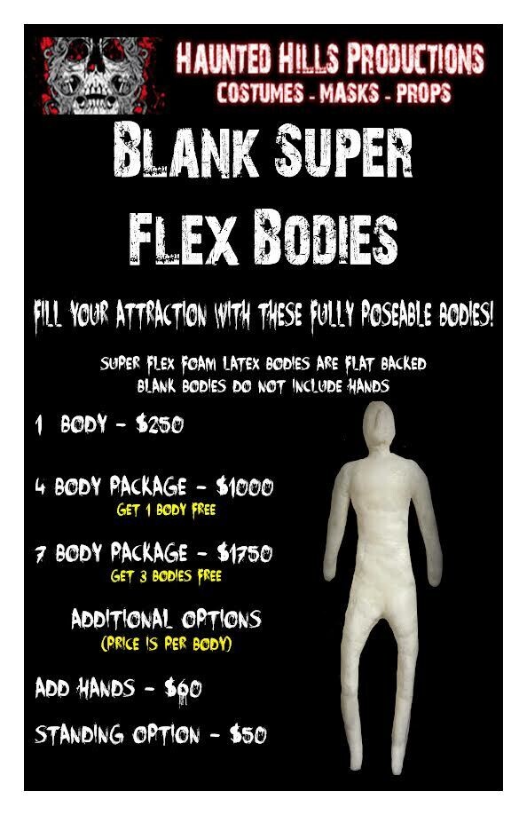 Blank Super Flex Body Package Deals