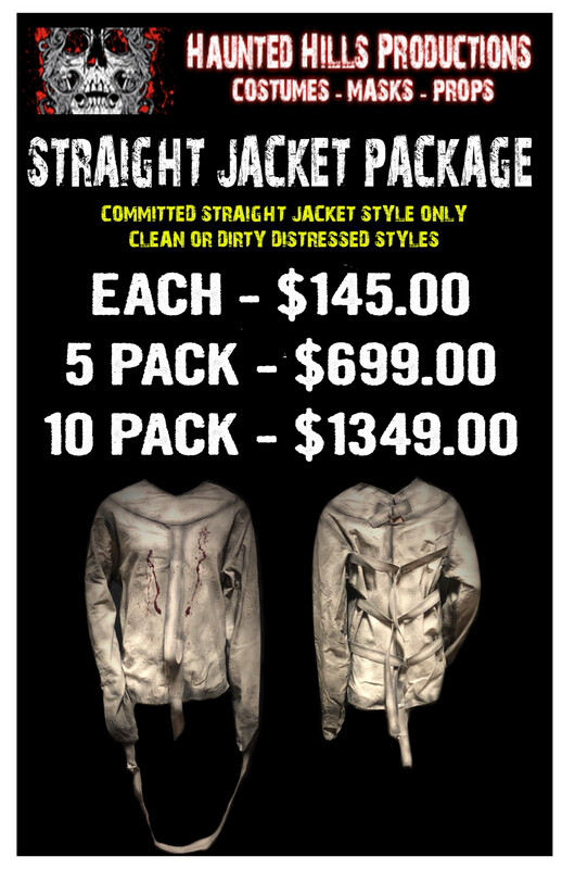 Straight Jacket Package - Qty 5