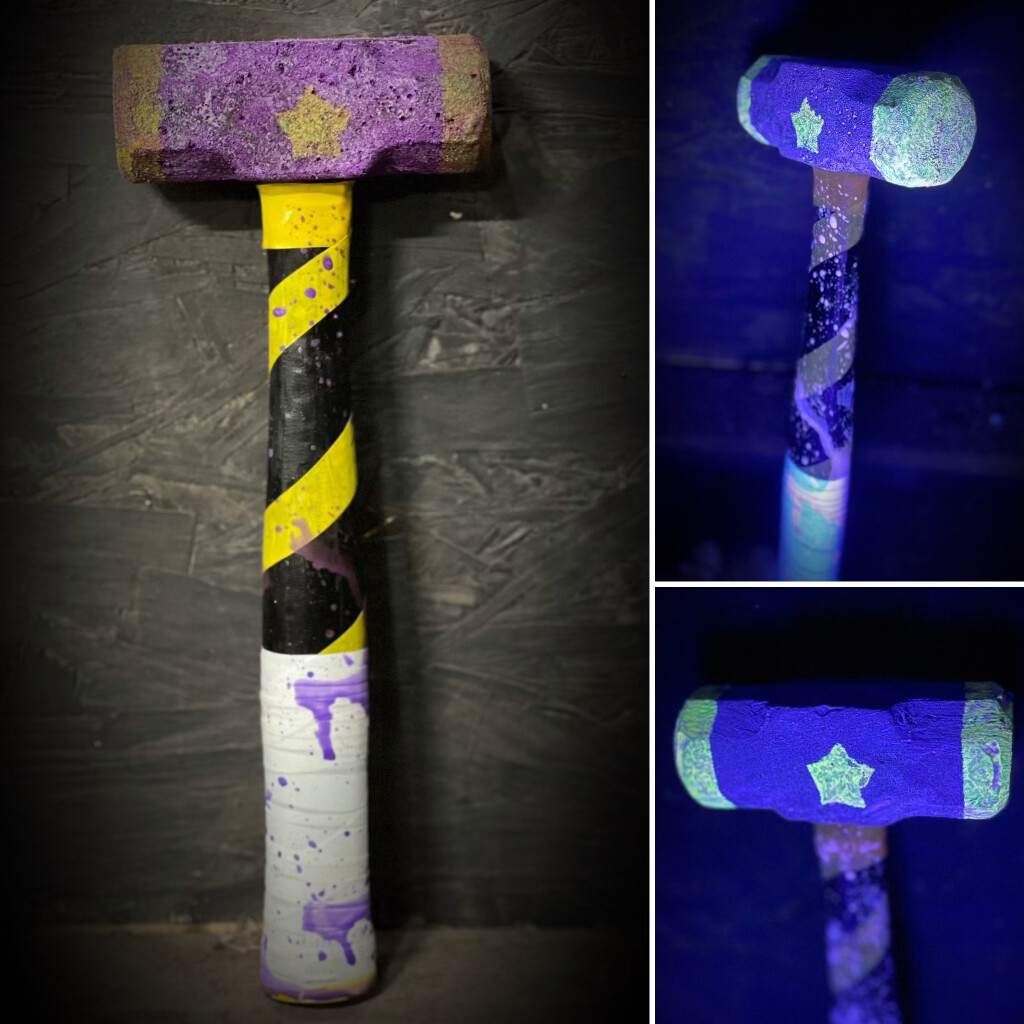 Mini Clown Sledge Hammer Prop - Red